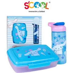 Set escolar Tupper & Botella - Kawaii Neko