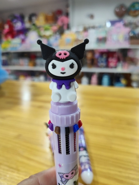 Lapiceras multicolor Kuromi