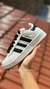 ADIDAS CAMPUS CUERO - BLANCAS TIRAS NEGRAS - comprar online