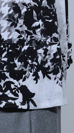Blusa 46 Jersey print laser - Leonardo Salanitri