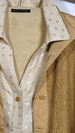 Chaqueta 64 símil piel camel en internet