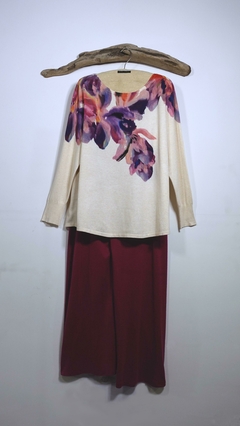 Traje 74 Lanilla peinada print