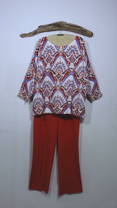 Pantalón sastre colorado - comprar online