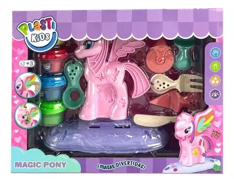 SUPER MASAS PARA MODELAR CON ACCESORIOS PONY - comprar online