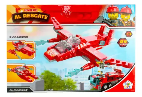JUEGO DE BLOQUES BOMBEROS (86 PIEZAS) - comprar online