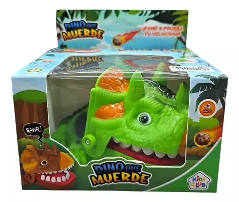 JUEGO DINOSAURIO MUERDE DIENTES - comprar online
