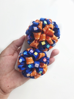 Parzinho pompom de fita - loja online