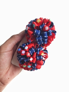 Parzinho pompom de fita - comprar online