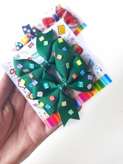 KIT PROMOCIONAL COM 3 PAR DE LAÇO ESCOLAR - Tiaras da Ju