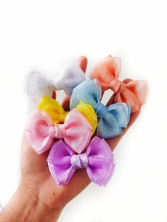 Laço organza e gorgurão P