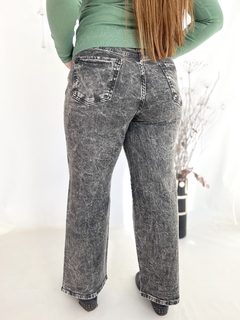 Wide Leg Elastizado Gris en internet