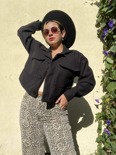Camisaco Oversize Paño Liso IDALIS - comprar online