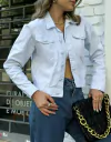 Jaqueta Jeans sem elastano - Branca