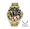 Relógio personalizado Gabriel Corinthians segurando taça dourada - comprar online