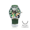 Relógio personalizado com Troféu da copa do Brasil pulseira de couro