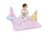 COBERTOR PARA BEBÊ E BICHINHO DE PELÚCIA BONECO FRANJINHA ROSA LOANÍ