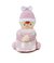 COBERTOR PARA BEBÊ E BICHINHO DE PELÚCIA BONECO FRANJINHA ROSA LOANÍ
