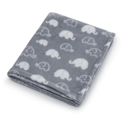 COBERTOR FOFY ELEFANTINHO CINZA MANTA LOANÍ COBERTOR LOANÍ