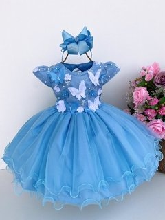 Vestido Marcely azul