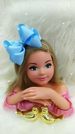 Tiara azul bebê maxxi nó
