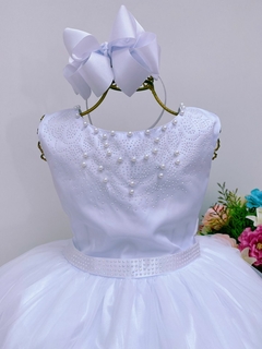 Vestido Layza branco longo - comprar online