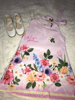 Vestido trapézio floral 06