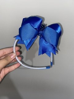 Tiara infantil maxxi pérolas azul royal - comprar online