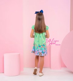 Vestido trapézio jardim verde na internet