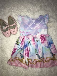 Vestido de bebê floral Jardim - comprar online