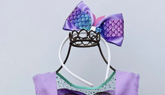 Tiara sereia lilás - comprar online