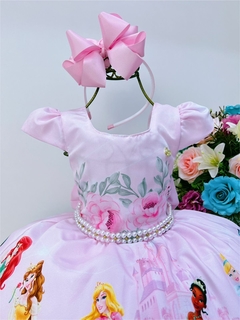 Vestido princesas da Disney luxo - comprar online