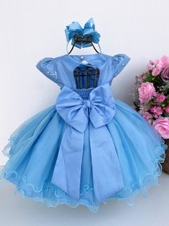 Vestido Marcely azul na internet