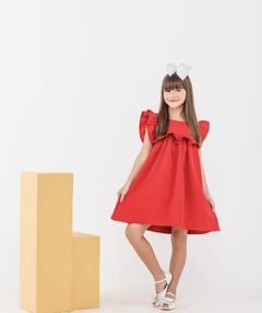 Vestido Agnes vermelho