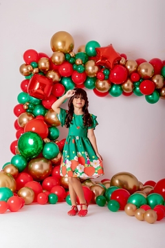 Vestido Dália verde - comprar online