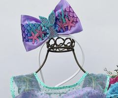Tiara sereia lilás
