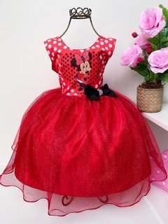 Vestido Minnie vermelha