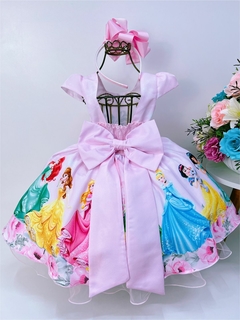 Vestido princesas da Disney luxo na internet