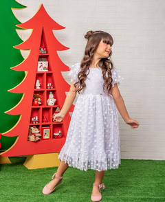 Vestido Emilly tule Branco na internet