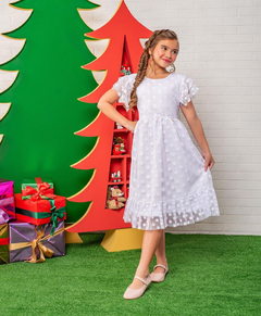 Imagem do Vestido Emilly tule Branco