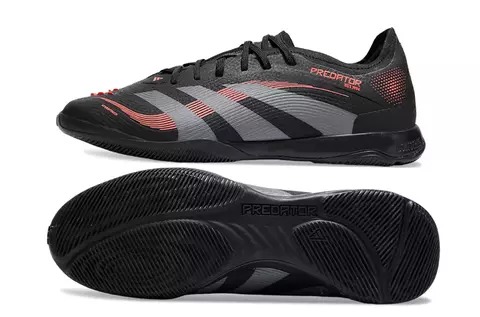 Chuteira Adidas Predator 25 Elite Futsal - Preto/Vermelho - comprar online