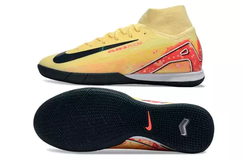 Chuteira Nike Mercurial Superfly 10 Elite Futsal IC - Amarelo/Preto/Laranja - comprar online