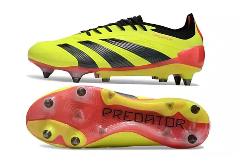 Chuteira Adidas Predator Elite SG - Amarelo/Preto/Laranja - comprar online