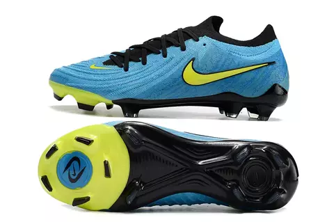 Chuteira Nike Campo Phantom GX2 Elite Campo FG - Azul / Amarelo - comprar online