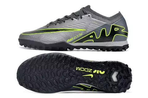 Chuteira Nike Mercurial Vapor 15 Elite Society - Cinza/Verde - comprar online