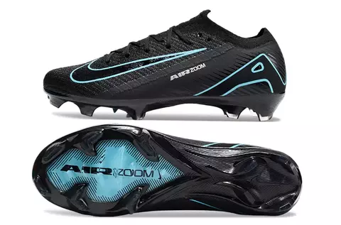 Chuteira Nike Air Zoom Mercurial Vapor 16 Elite FG - Preto/Azul - comprar online