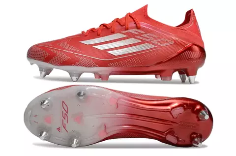 Chuteira Adidas F50 X Campo SG - Vermelho/Prata - comprar online