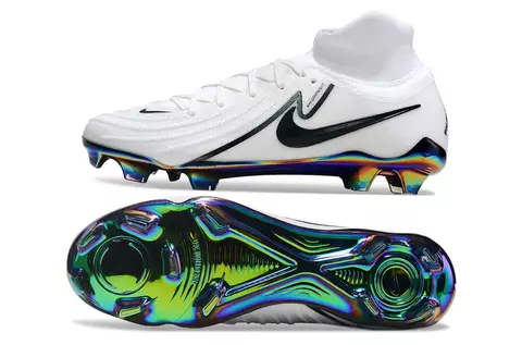 Chuteira Nike Campo Phantom Luna 2 Elite Campo FG - Branco/Preto/verde - comprar online
