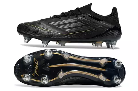 Chuteira Adidas F50 Elite SG - Preto/Dourado - comprar online