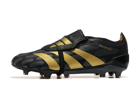 Chuteira Campo Adidas Predator Elite FT 30 Ponta de Aluminio Preta / Dourada - comprar online
