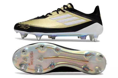 Chuteira Adidas F50 X Campo SG - Dourado/Preto - comprar online